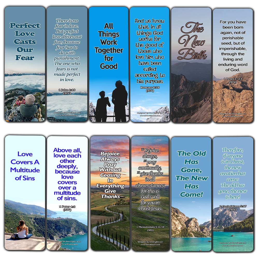 Inspiring Bible Verses Bookmarks
