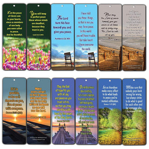 New Inspirational Bible Verses Bookmarks (Peace)