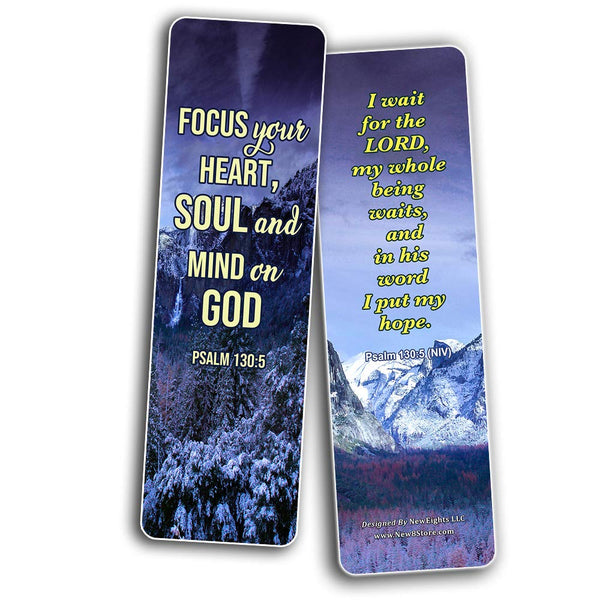 Religious Bookmarks About Waiting on God to Answer Prayer