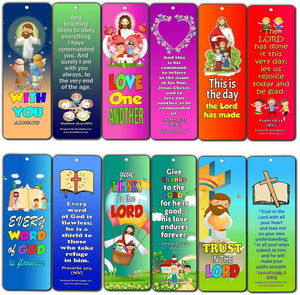 Great Memory Verses for Kids Bookmarks Series 2 (60-Pack) - Great Way For Kids to Learn the Scriptures and New Bible Verses