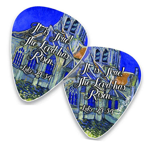"Guitar Picks with Christian Theme - ""God Is Love"" Messages (12 Pack)"