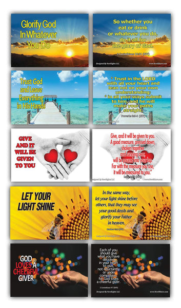 Daily Devotional Topical Bible Verses NIV Flashcards