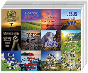 Almighty God Stickers (20-Sheet) - Perfect Giftaway for Ministries