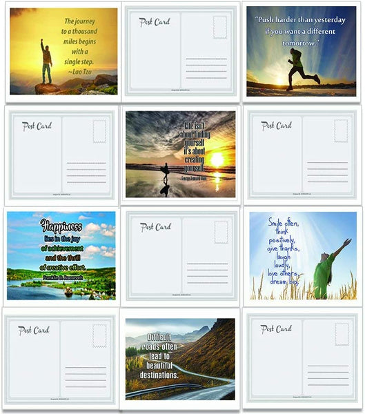 NewEights Inspirational Quotes Postcards (30 Pack)