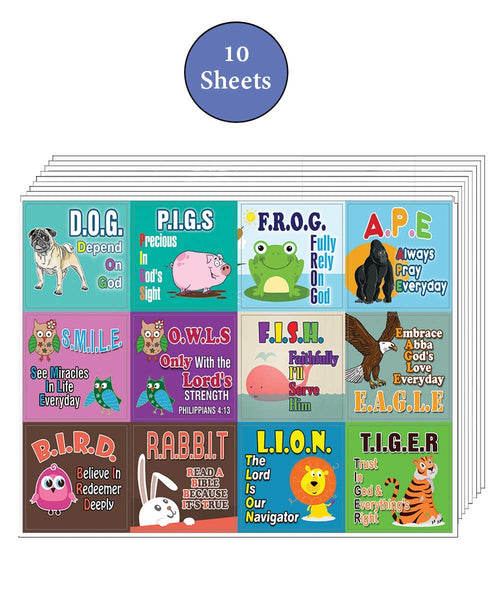 Depend ON GOD Stickers (10-Sheets)