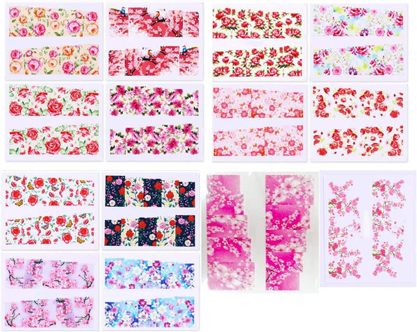 New8Beauty Nail Art Stickers Decals Series 3 (48-Pack)