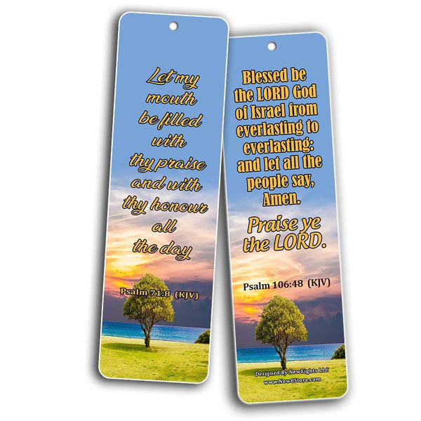 Powerful Bible Verses to Live by Bookmarks KJV