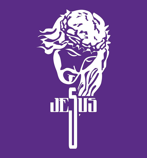 Walk by Faith T-shirt Purple-3XLarge
