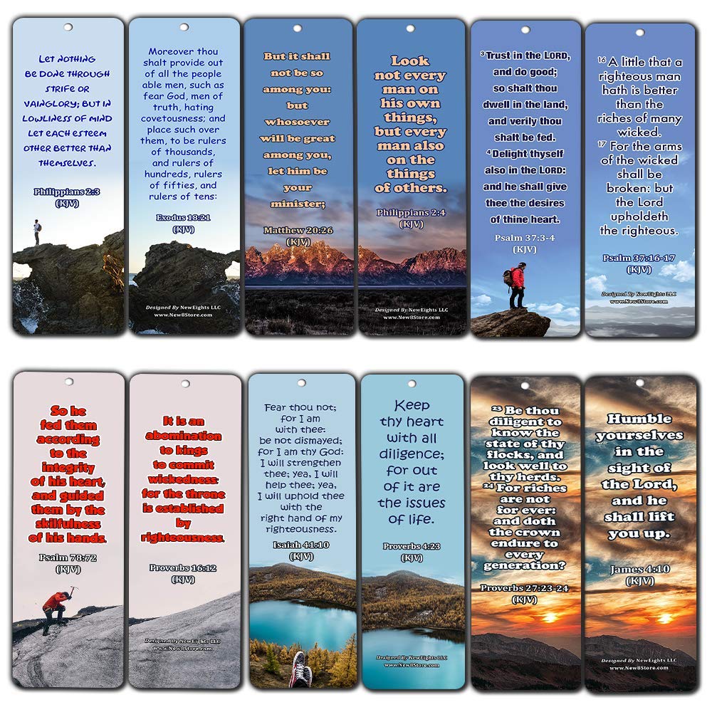 Bible Verses on Leadership Bookmarks