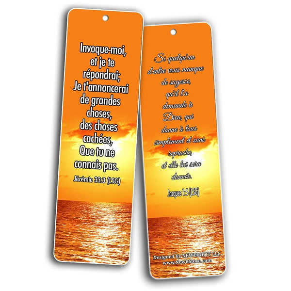 French Wisdom Bible Verse Bookmarks