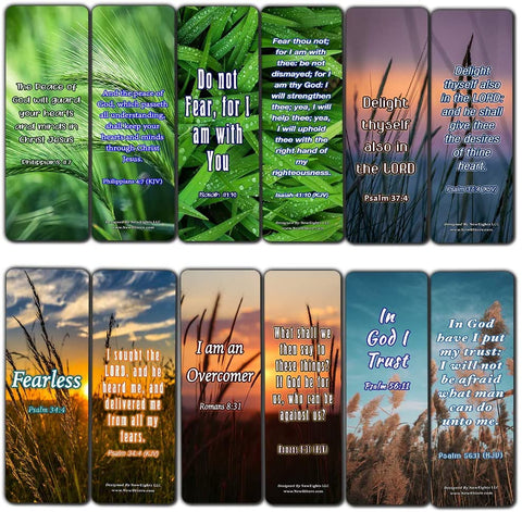 KJV Bible Verses to Soothe Your Soul Bookmarks Cards (60-Pack)