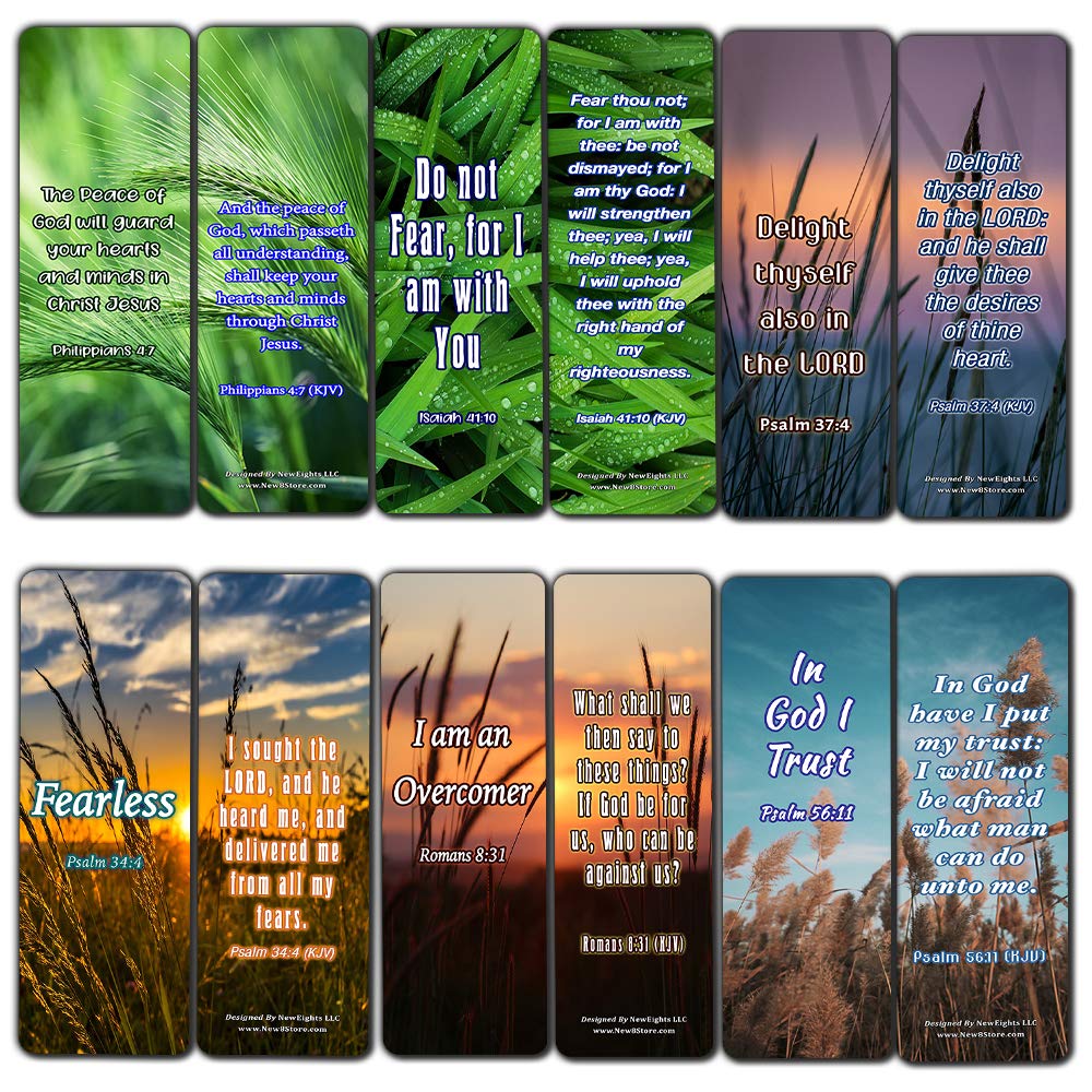 Bible Verses to Soothe Your Soul Bookmarks Cards