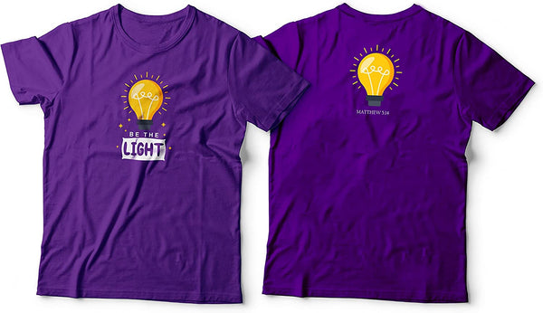 Be the light T-shirt Purple-2XLarge