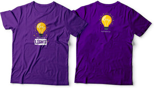 Be the light T-shirt Purple-3XLarge
