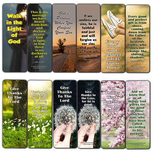 God is Good Bible Verses Bookmarks