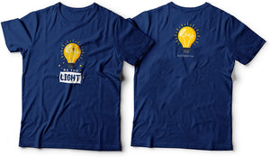 Be the light T-shirt Dark Blue-4XLarge
