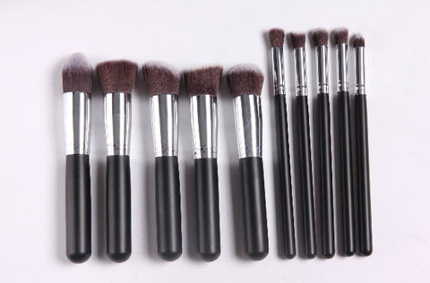 Best Foundation , Concealer , Contouring Stippling Precision , Cheek Blush Contour and Bronzer Kabuki by New8Beauty (Kabuki Brush Set (10 pcs)