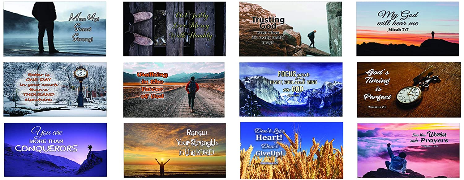 Devotional Bible Verse Postcards (48-Pack)
