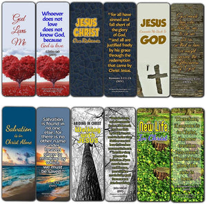 Jesus Our Redeemer Scriptures Bookmarks (30 Pack) - Handy Bible Texts About Being Saved Through Christ Jesus