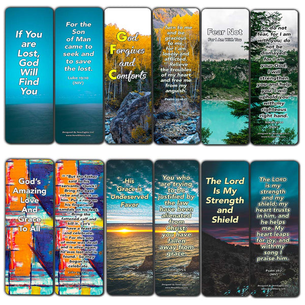 Bible Verses Bookmarks to Comfort You When You Feel Empty and Lost