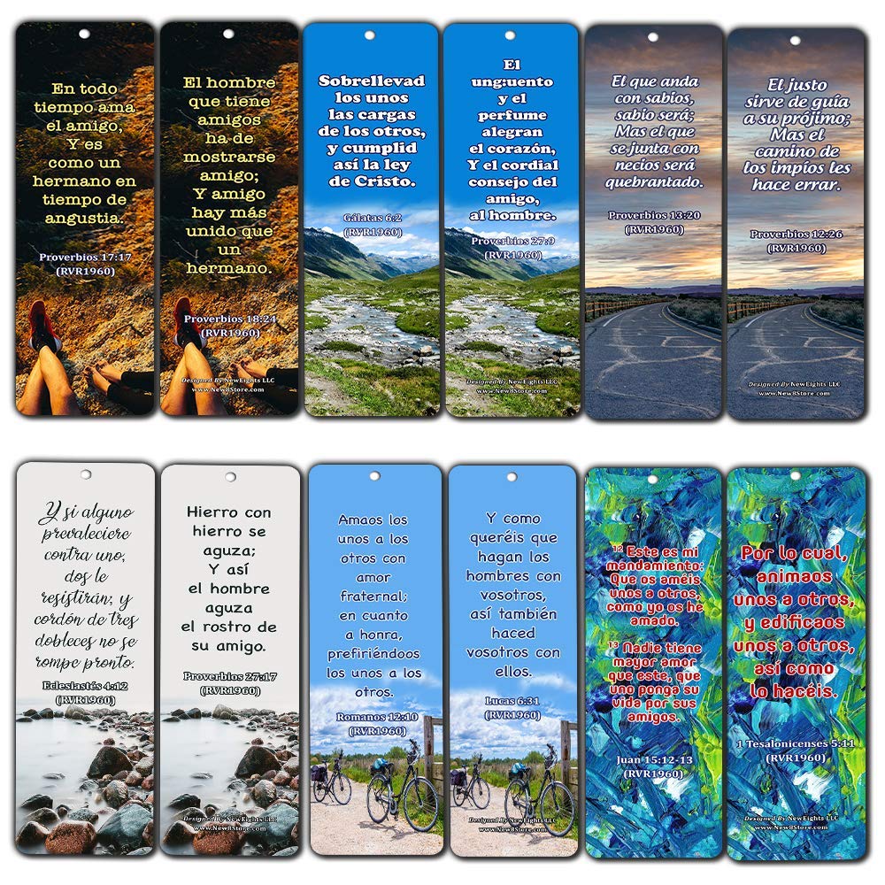 Spanish Scriptures Bookmarks - Friendship Bookmarks (RVR1960)
