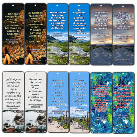 Spanish Scriptures Bookmarks - Friendship Bookmarks (RVR1960)