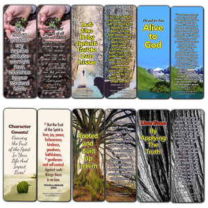 Powerful Bible Verses Bookmarks - Spiritual Growth