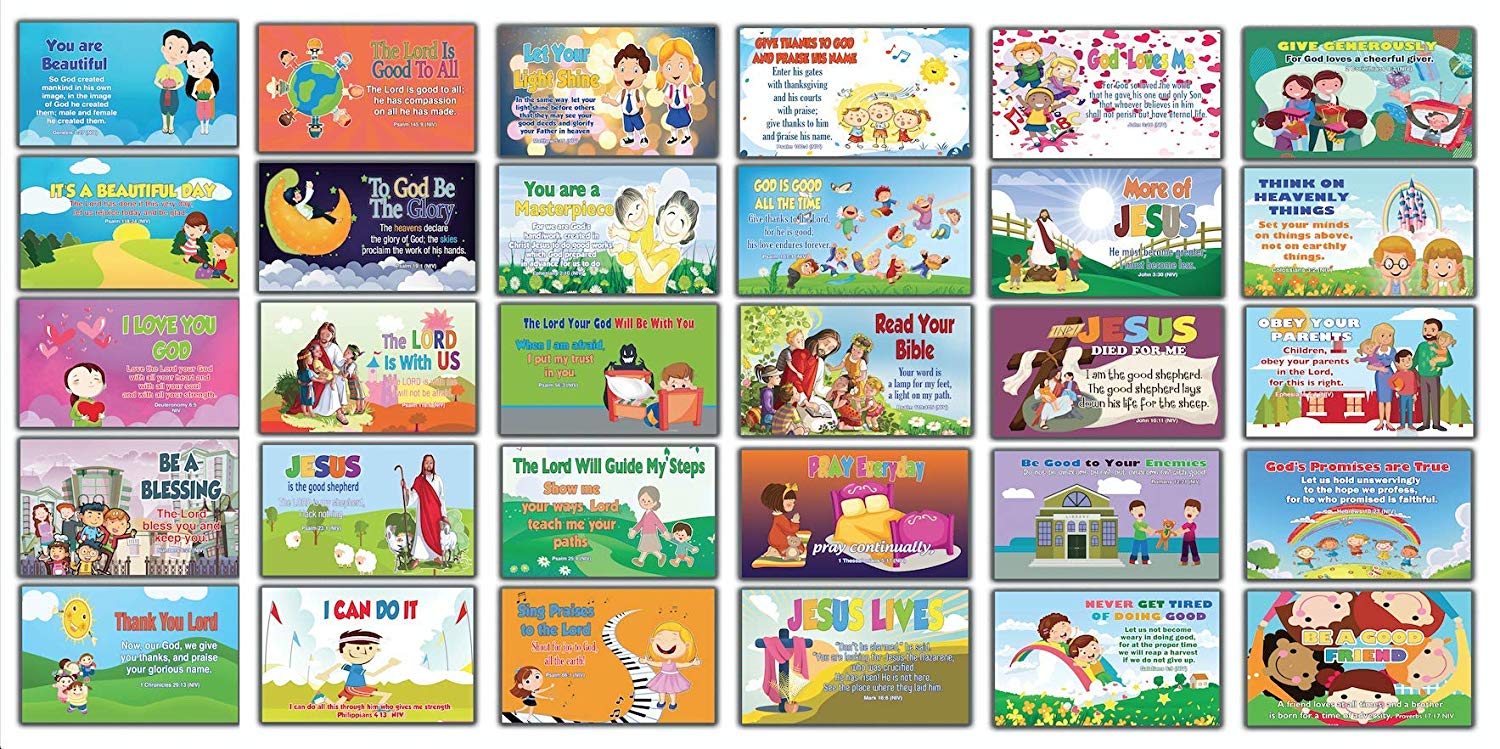 Inspirational Bible Verses Flash Cards NIV Version