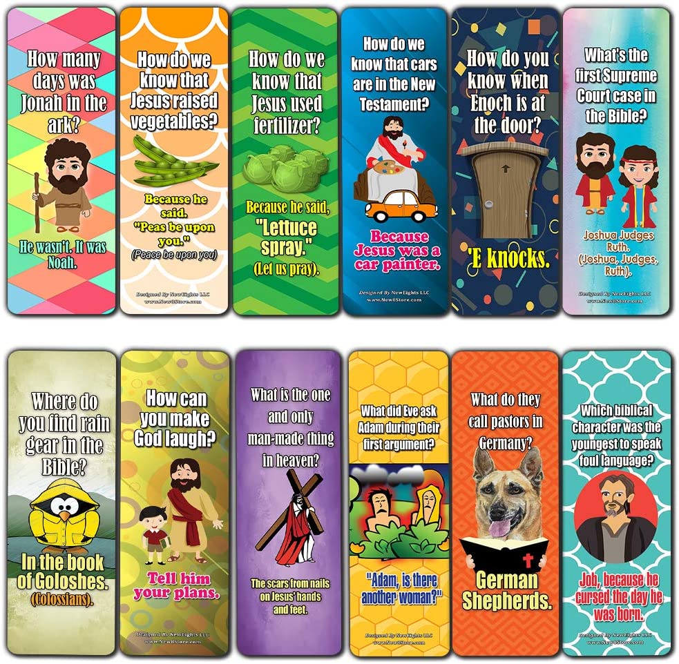 Christian Jokes Bookmarks Series 7 (12- Pack)