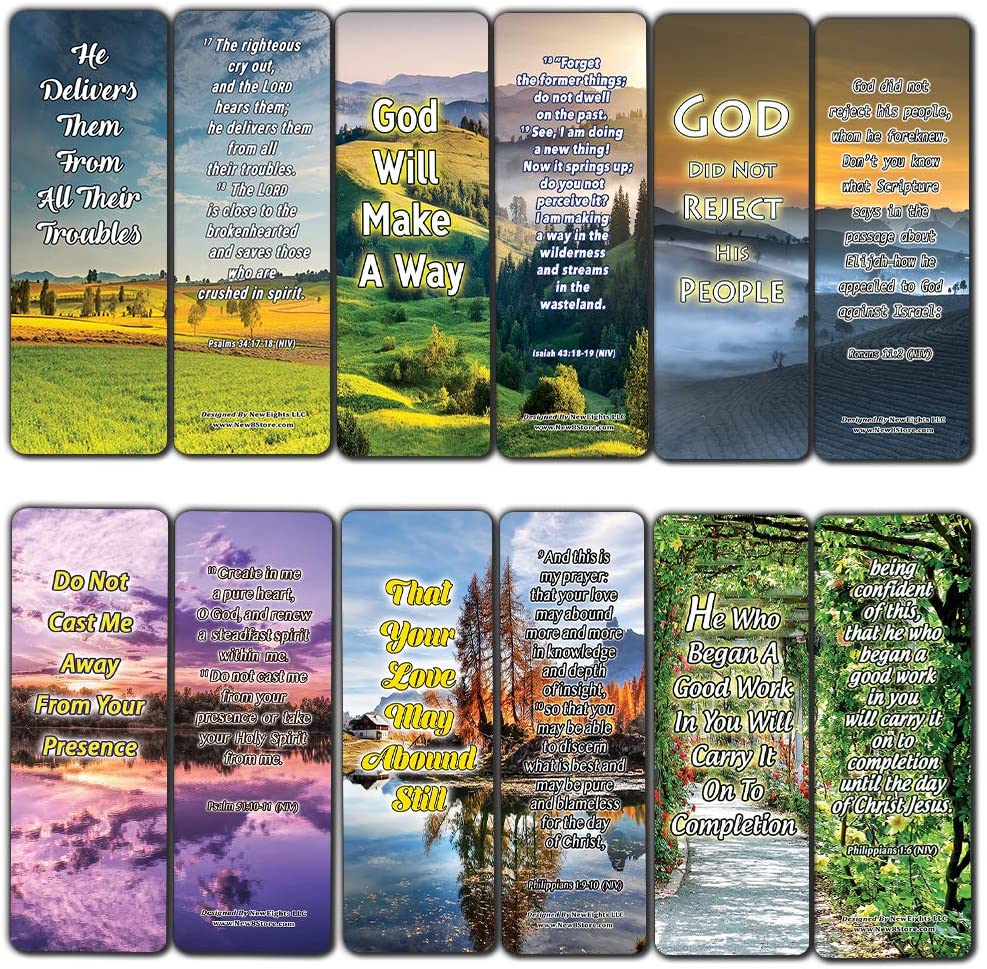 God's Not Done With You Bible Bookmarks (30-Pack) - Handy Reminder About God Is Not Done With Us