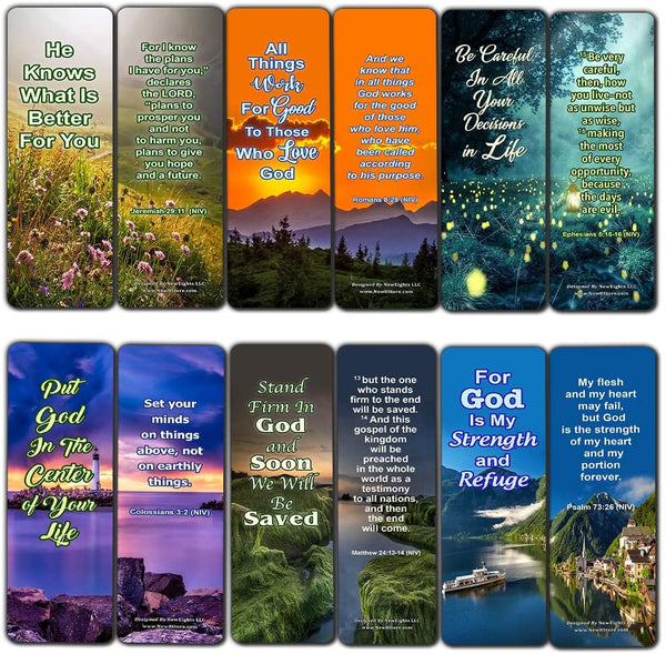 Memory Verse About Your Perspective on Life (60-Pack) - Bible Verses for Motivational Purposes To Change Your Perspective