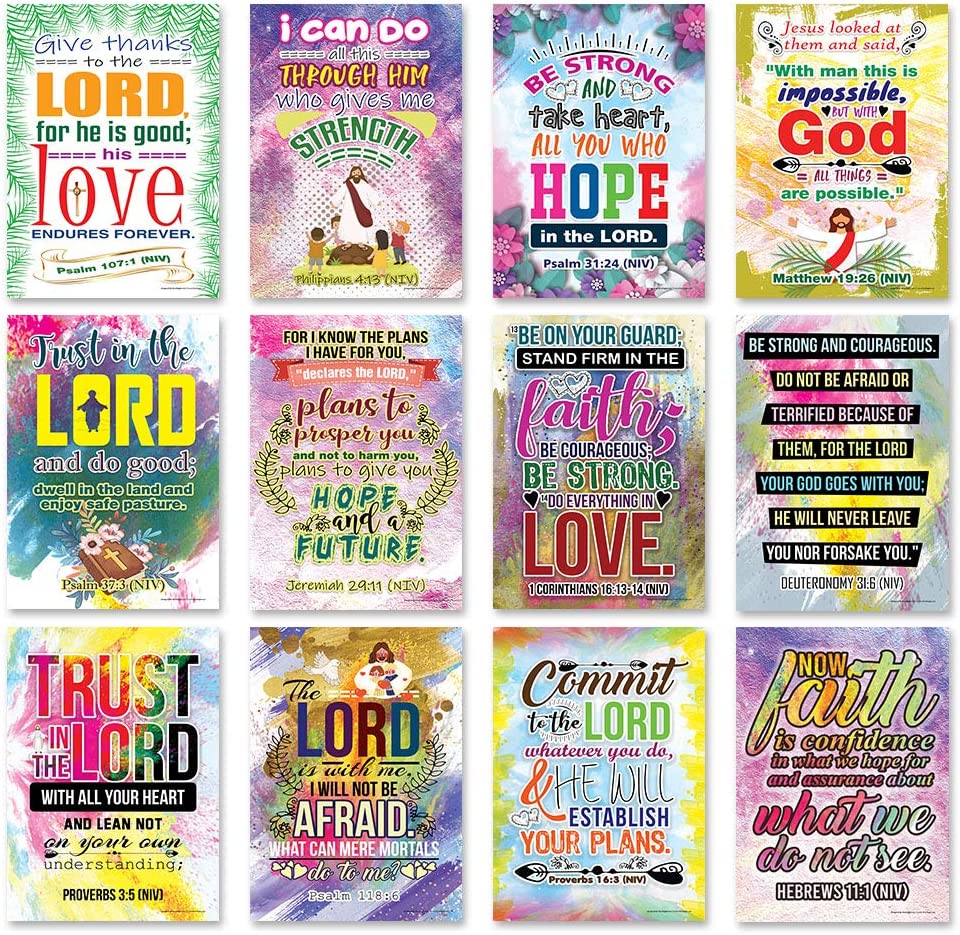 Motivational Christian Poster (24-Pack)