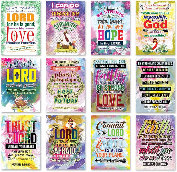 Motivational Christian Poster (6-Pack)