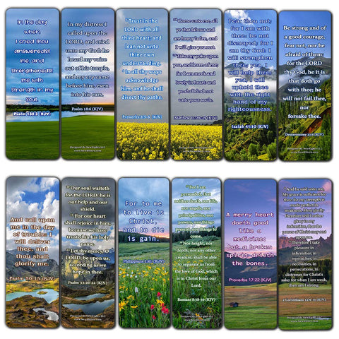 Inspirational Bible Verses for Cancer Patients Bookmarks