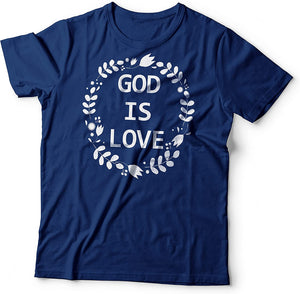 God is Love Dark Blue-XLarge