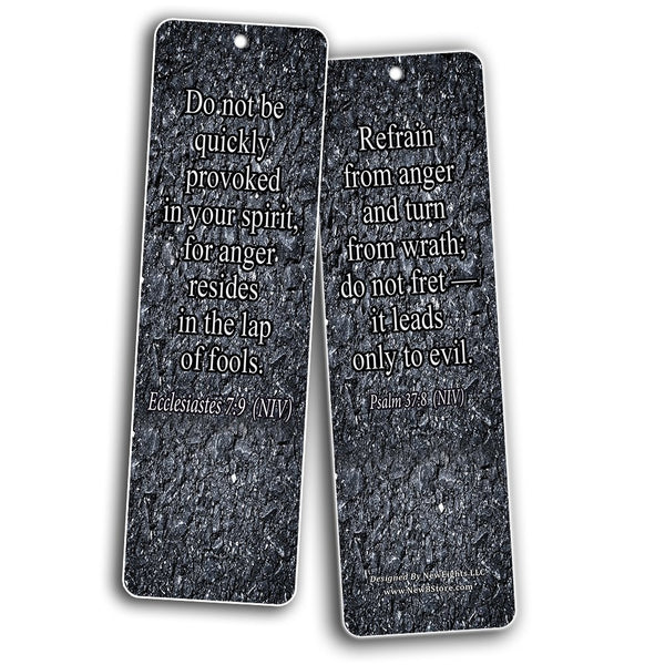 Bible Verse Bookmarks Cards (60-Pack) Anger & Forgiveness - Choose To Forgive - Heal Relationships - Finding Release from the Bondage of Anger and Bitterness - Get Your Life Back