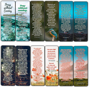 CH Spurgeon Devotional Bookmarks (60 Pack) - Quotes and Sayings from CH Spurgeon that are Simple and Easy to Read