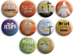 YOLO For Jesus Pinback Buttons (10 - Pack)