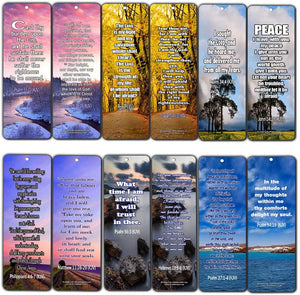 Bible Verses About Stress and Anxiety KJV Bookmarks (30-Pack) - Great Bible Text Compilation About Reducing Our Worries in Biblical Perspective