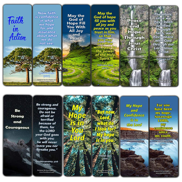 Bible Verses Bookmarks About Hope: Staying Positive in The Midst of Hardship