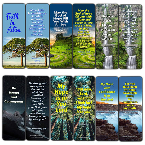 Bible Verses Bookmarks About Hope: Staying Positive in The Midst of Hardship