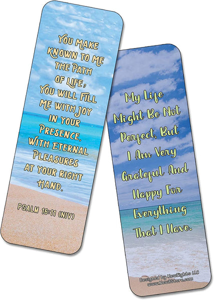 NewEights Famous Verses and Quotes on Happiness (60-Pack) – Daily Motivational Card Set – Collection Set Book Page Clippers – Ideal for Church Events