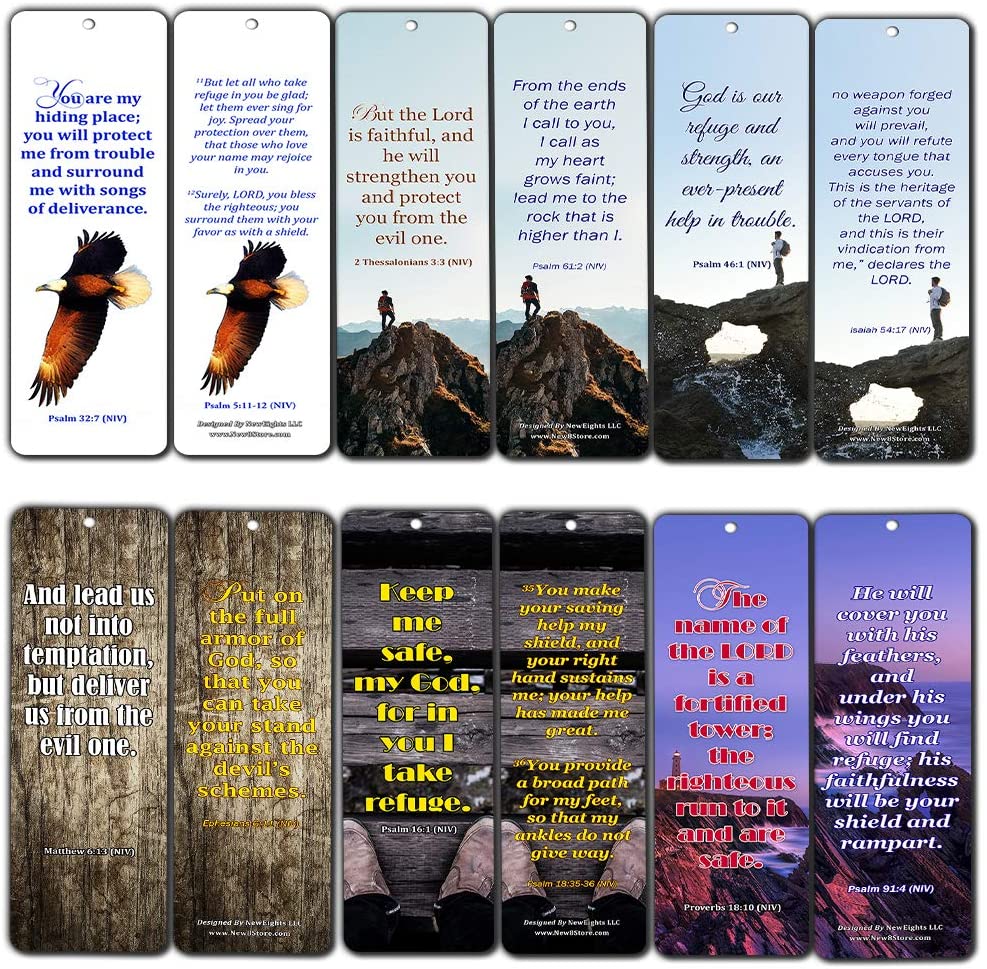 Powerful Scriptures for Protection Safety Bookmark Cards NIV (60-Pack ...
