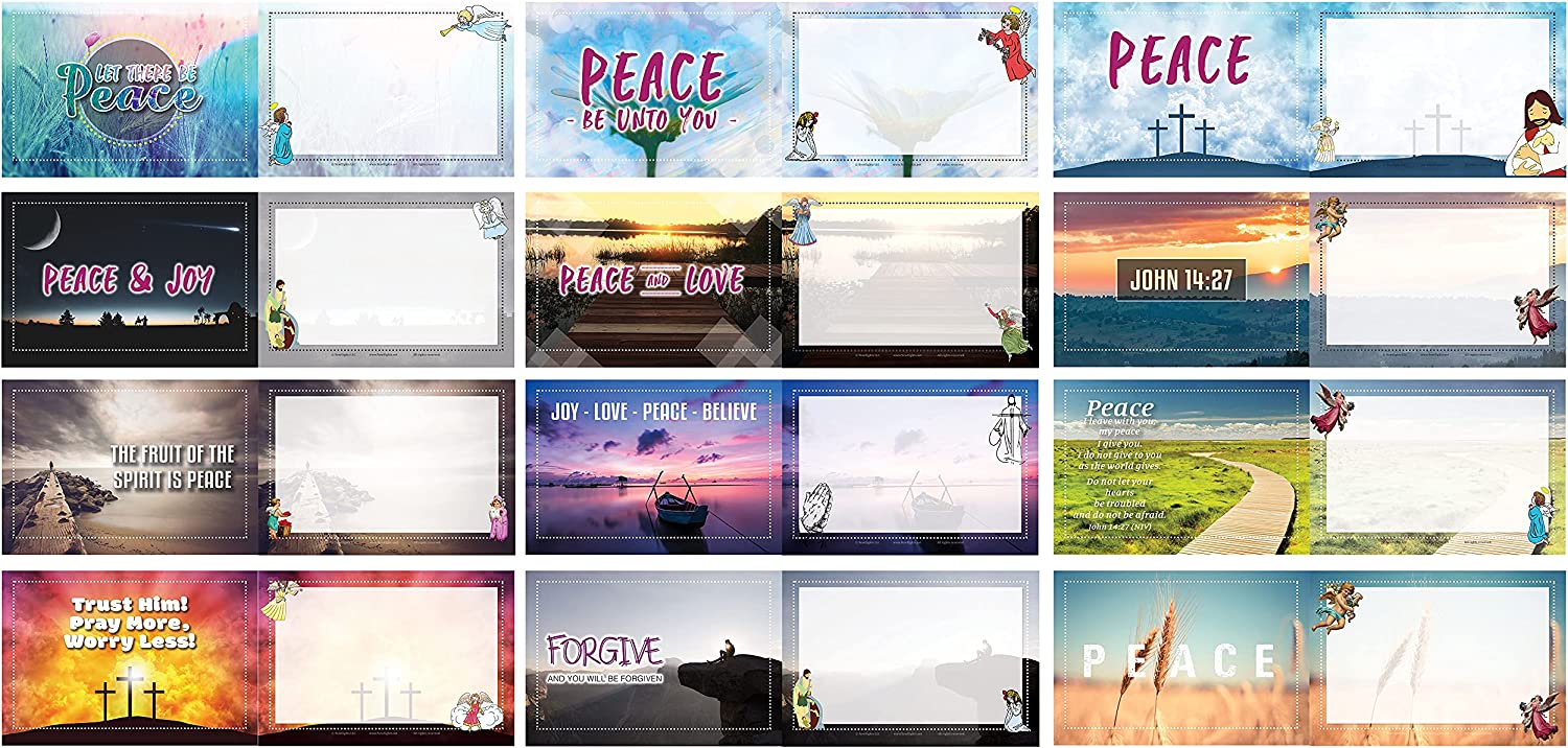 Peace Unto You Greeting Postcards (60-Pack)