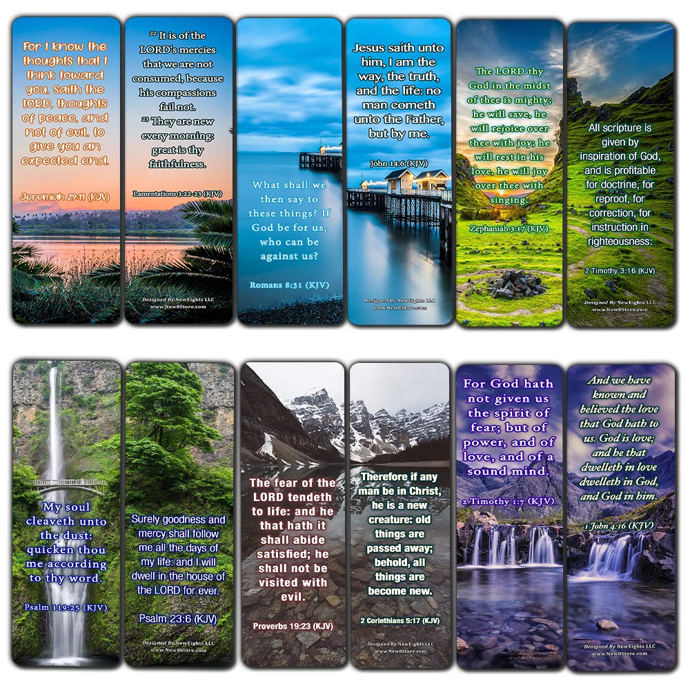 Life Giving Bible Verses Bookmarks Cards