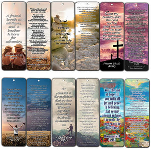KJV Religious Bookmarks - Bible Verses About Financial Blessings (30 Pack) - Handy Bible Scriptures About About Financial Blessings