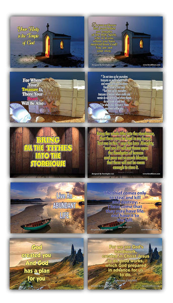 Daily Devotional Topical Bible Verses NIV Flashcards