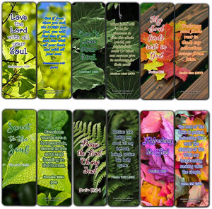 Inspirational Bible Verses about the Soul Bookmarks (60 Pack) - Perfect Gift away for Sunday School and Ministries - Stocking Stuffers Adoration Devotional Bible Study - Church Ministry Supplies Gifts