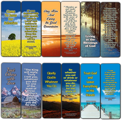 Top Bible Verses on God?s Will Bookmarks (60-Pack) - Perfect Gift Idea for Friends and Loved Ones