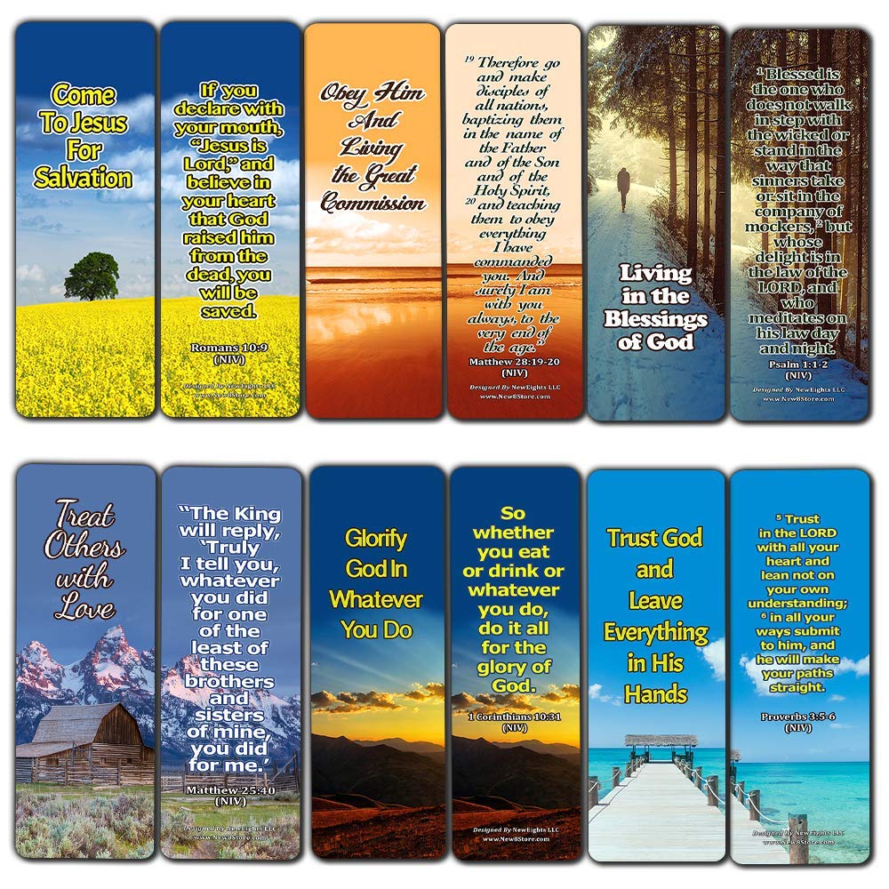 Top Bible Verses on Godâ€™s Will Bookmarks